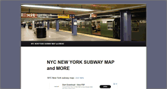 Desktop Screenshot of nycnewyorksubwaymap.com
